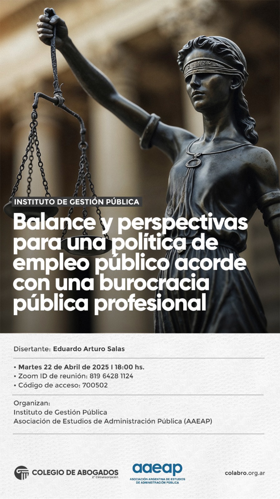 Balance y perspectivas para una política de empleo público acorde con una burocracia pública profesional - 22/04/2025
